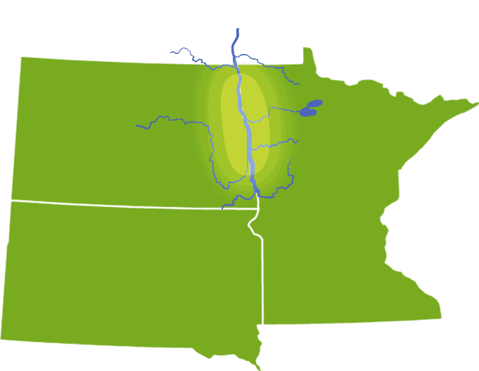 Red River Valley Map